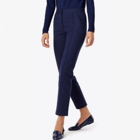 Tory Burch Navy Ankle Pants - Picture 2 of 7